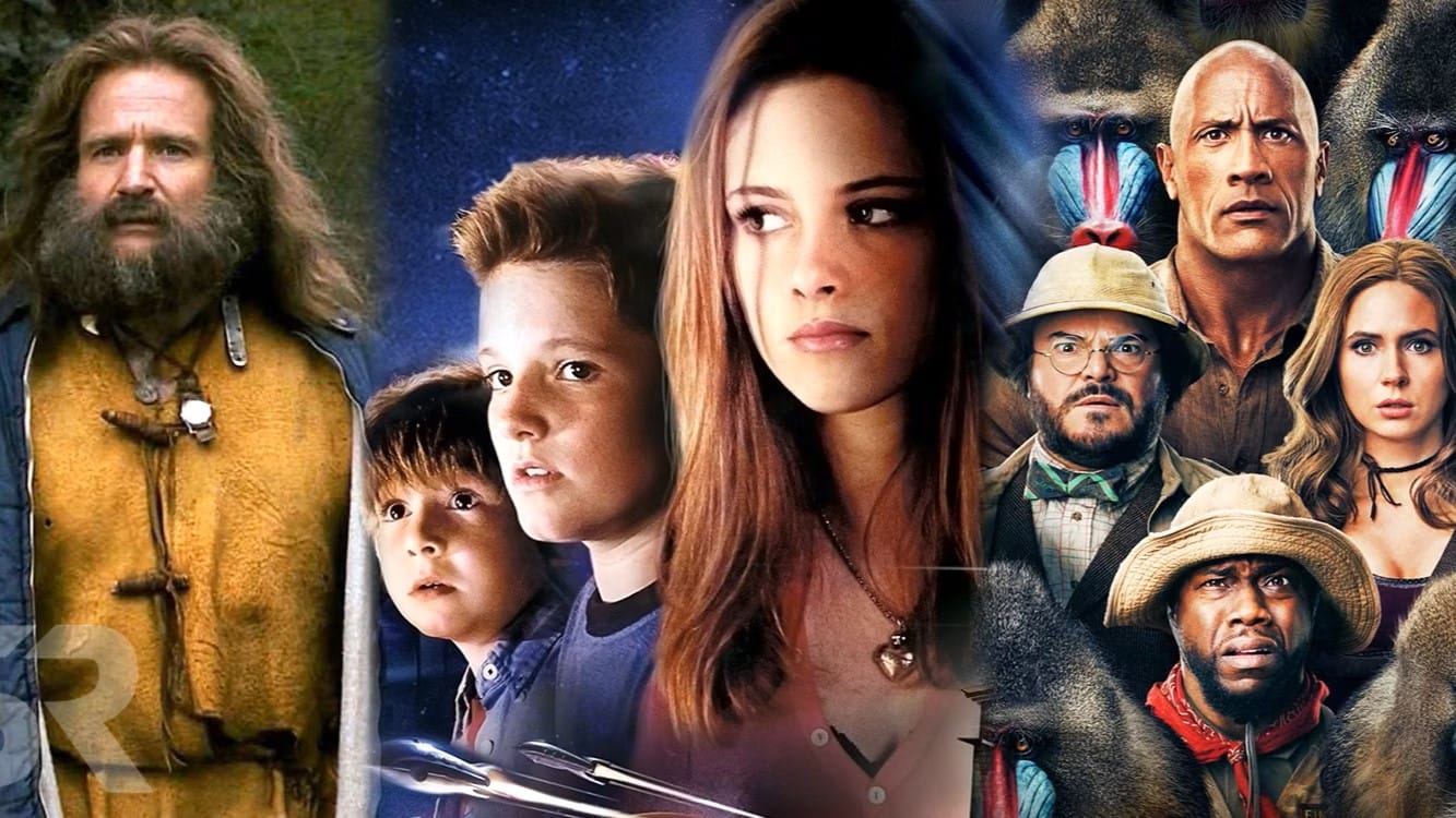 Como a imaginação é retratada nos cinemas, como Jumanji e Zathura