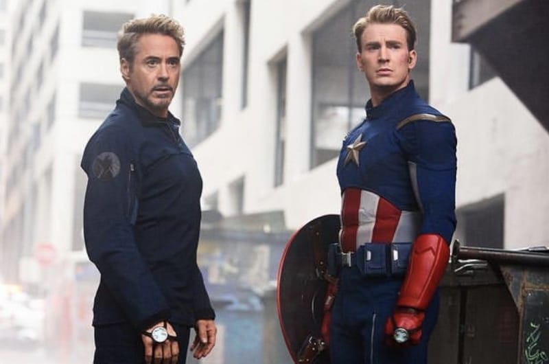 Chris Evans e Robert Downey Jr